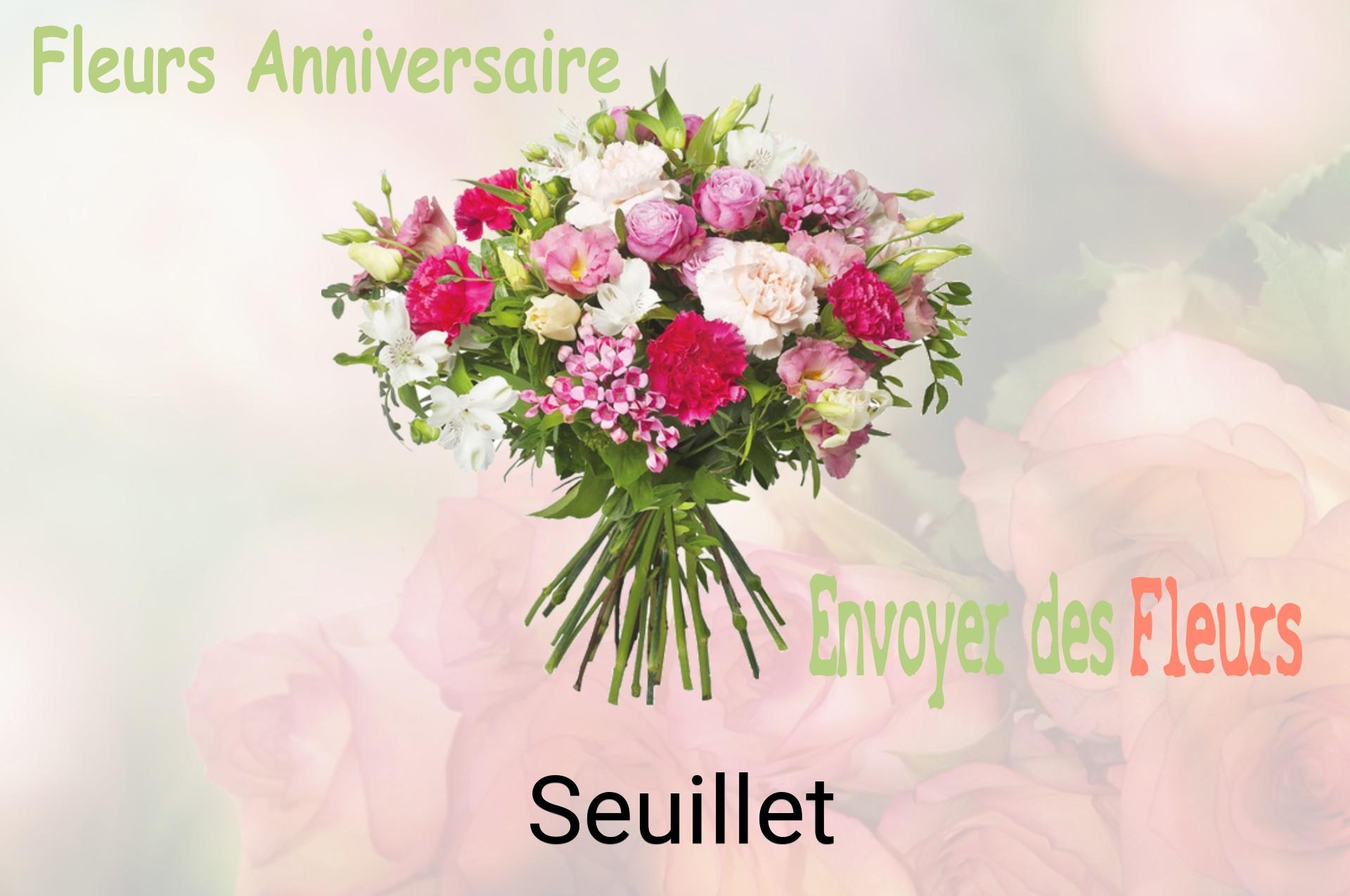 Bouquet de fleurs d’anniversaire livré à Seuillet