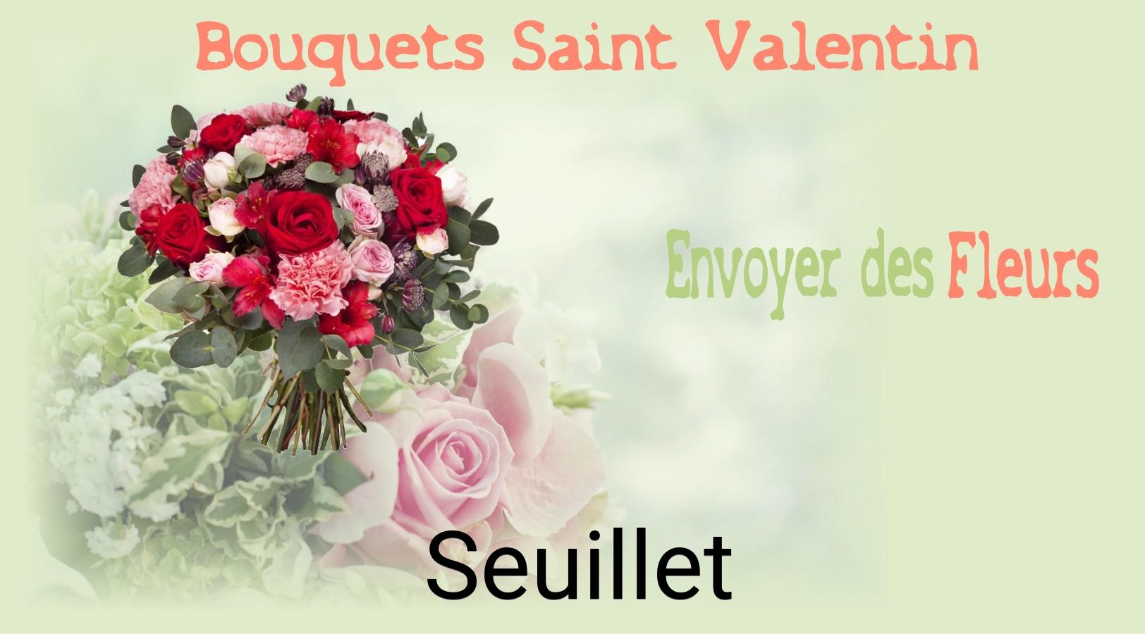 Roses de Saint-Valentin livrées à Seuillet
